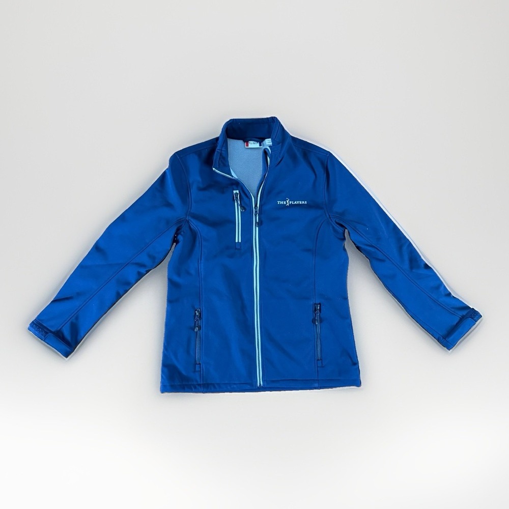 Clique Telemark Eco Stretch Softshell Full Zip Jacket Mens Size M Navy Blue